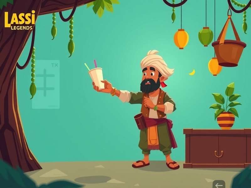 Lassi Legend gameplay showing yogurt collection